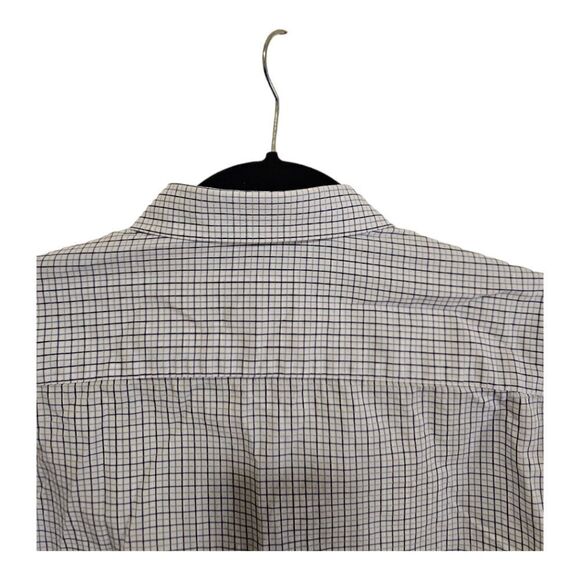 Q CLOTHIER Purveyors‎ Of Fine Menswear Plaid Dress Shirt - Size 16 - Picture 4 of 6